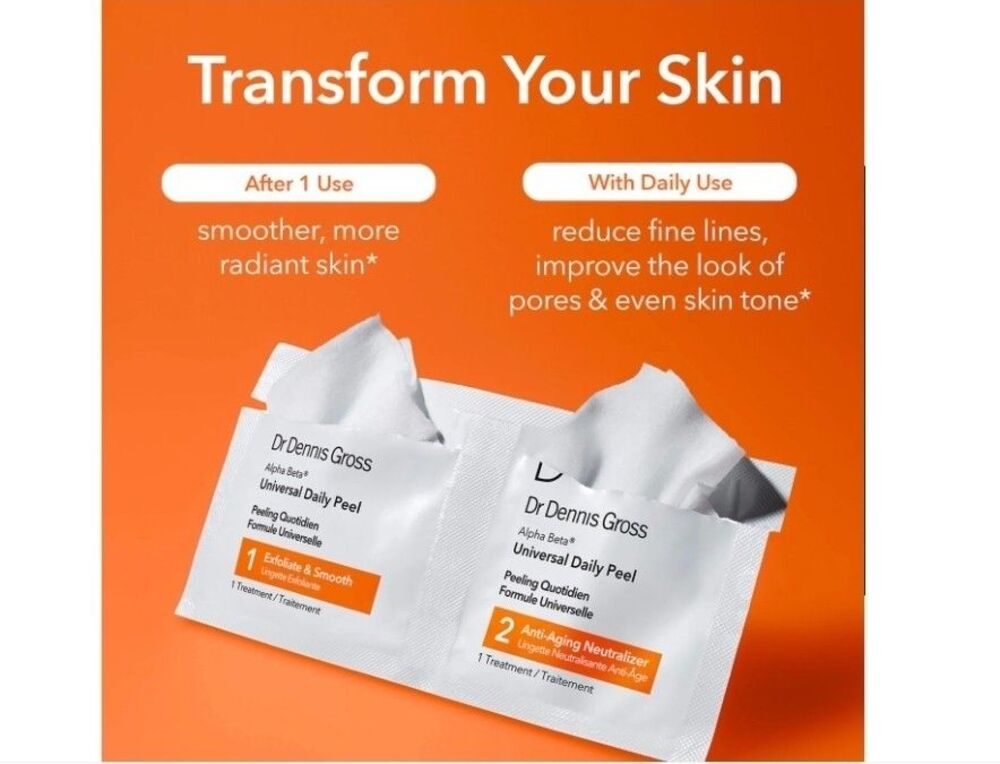 Dr Dennis Gross Alpha Beta Universal Daily Peel (3), Free Clarins - Picture 2 of 3